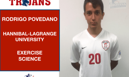 Rodrigo estudia ciencias del deporte en Estados Unidos.