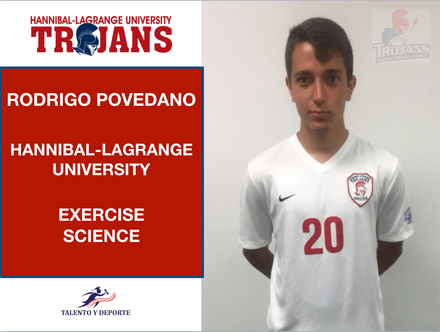 En este momento estás viendo Rodrigo estudia ciencias del deporte en Estados Unidos.