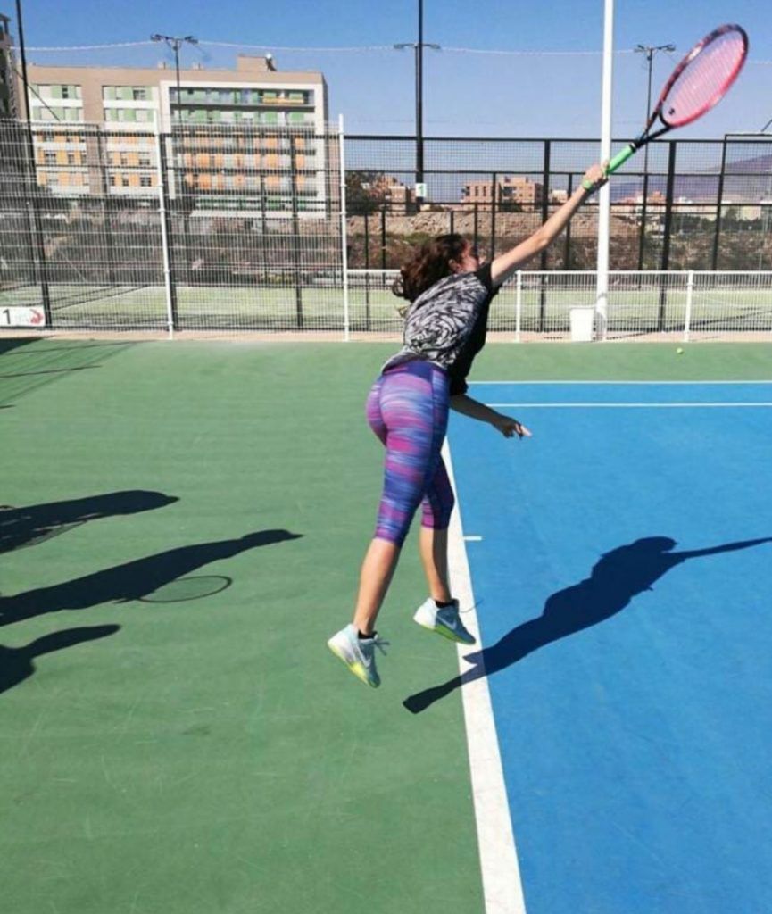 beca deportiva de tenis